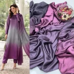 Ombre Silk Purple & Slate Grey 3-Piece Suit